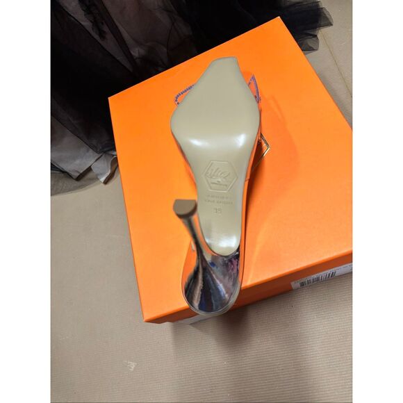 Nalebe Dimante Mule PVC in Clear NWB Size 39/9 - Picture 4 of 7